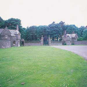20. Panmure Estate, Angus - Main gates, looking West