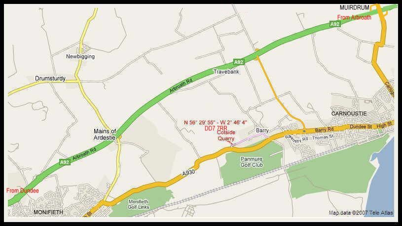 Cotside Quarry directions.Enter our postcode in your SatNav.