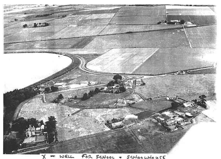 An aerial view of the Craigton of Monikie area.